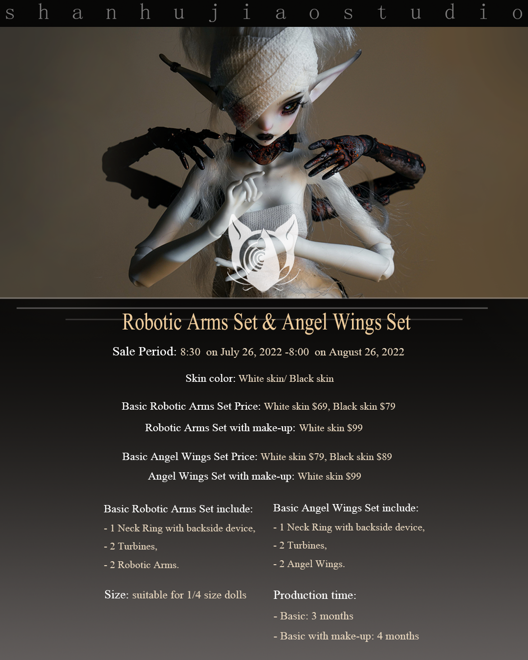 Robotic Arms Set & Aangel Wings Set