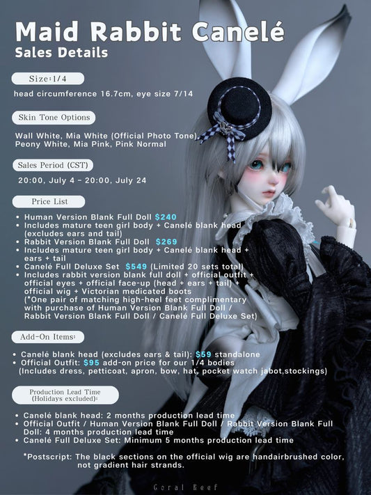 Maid Rabbit Canelé