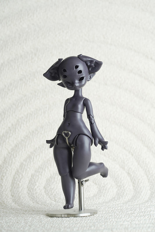 Spider-Cat’s head with rabbit body